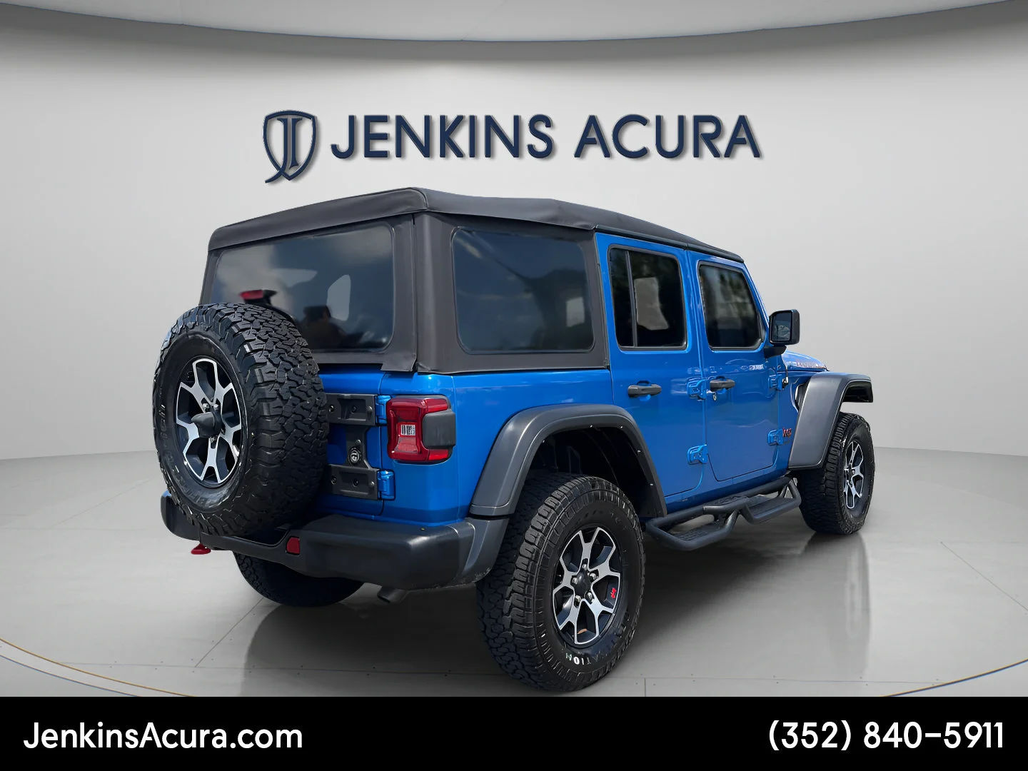 Used 2022 Hydro Blue Pearlcoat Jeep Unlimited Rubicon image 3