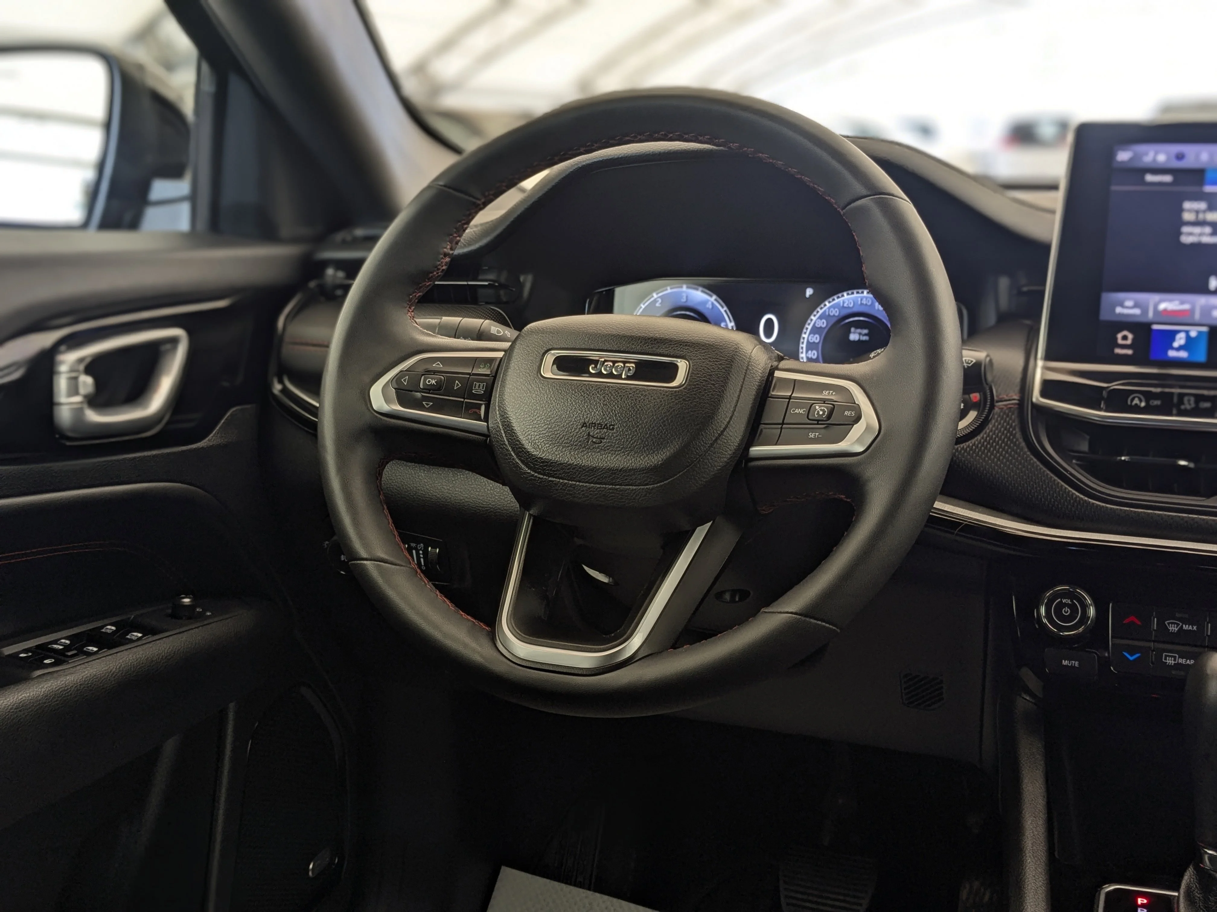 Used 2024 Black Jeep Trailhawk - Sun & Sound Group - Dual Pane Sunroof - Leather - NAV & More image 16