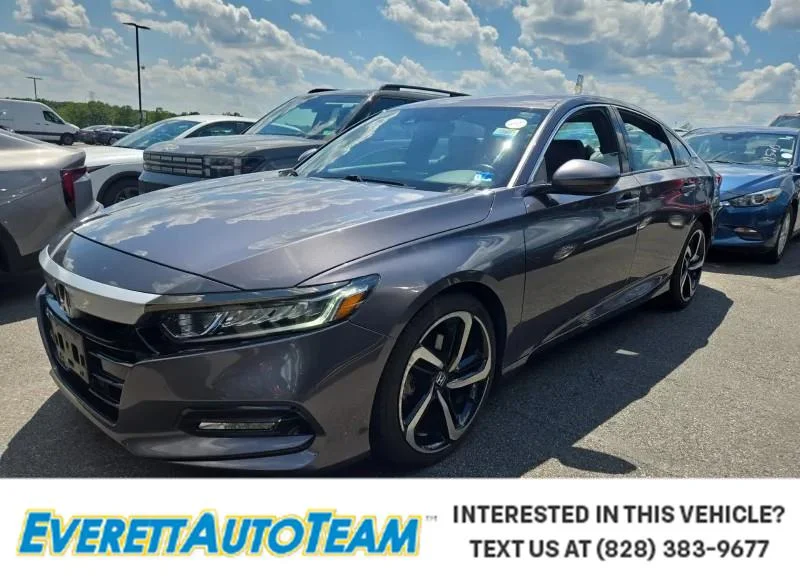 Used 2018 Modern Steel Metallic Honda Sport 1.5T image 1
