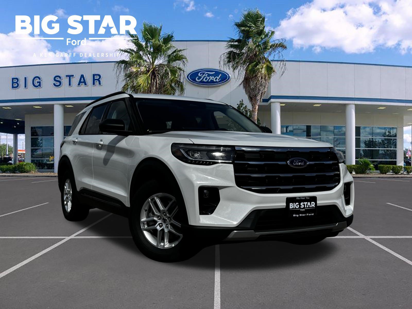New 2026 Star White Metallic Tri-Coat Ford Active image 1