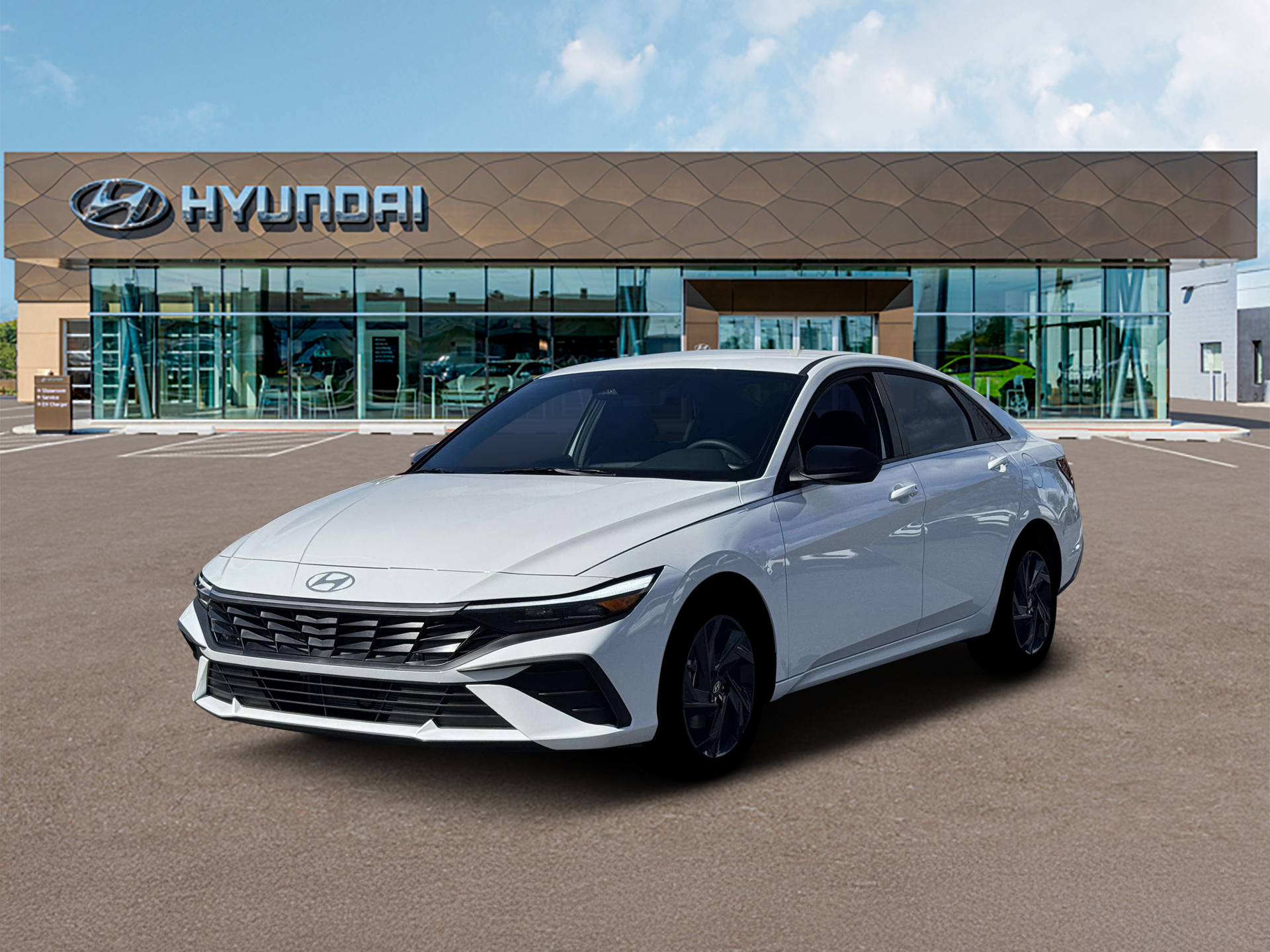 New 2026 White Hyundai SEL Sport image 1