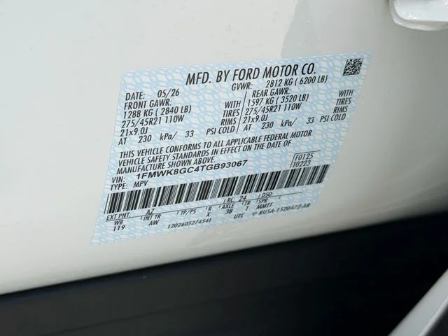 New 2026 Star White Metallic Tri-Coat Ford ST image 10