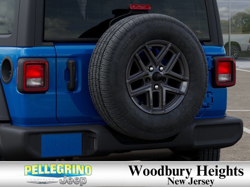 New 2025 Hydro Blue Pearl-Coat Exterior Paint Jeep 4-Door Sport S 4x4 image 13