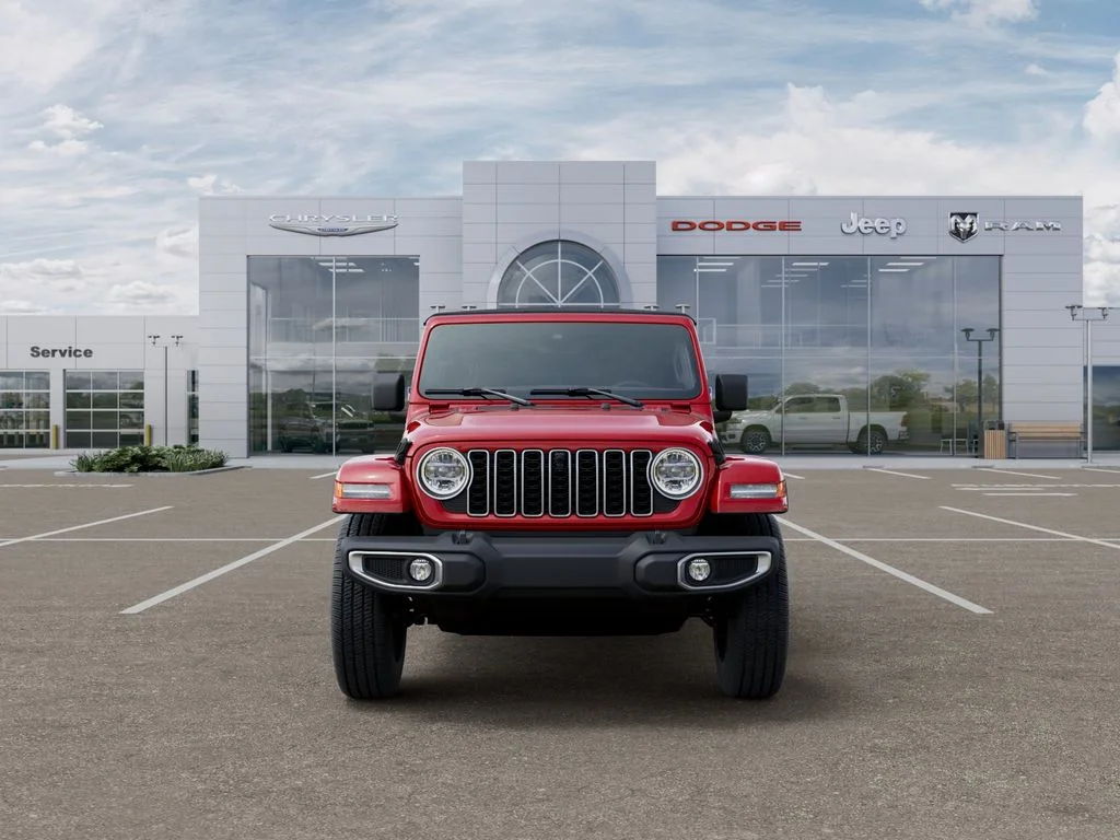 New 2026 Firecracker Red Clear-Coat Exterior Paint Jeep Sahara image 7