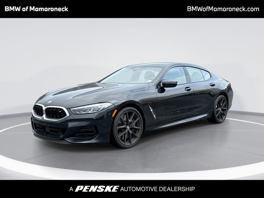 Certified Used 2024 Black Sapphire Metallic BMW M850i xDrive Gran Coupe image 1
