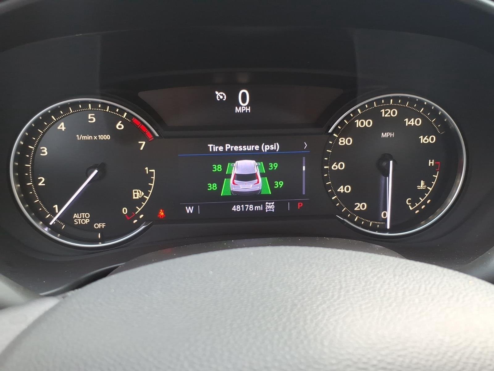 Used 2023 Crystal White Tricoat Cadillac AWD Luxury image 13