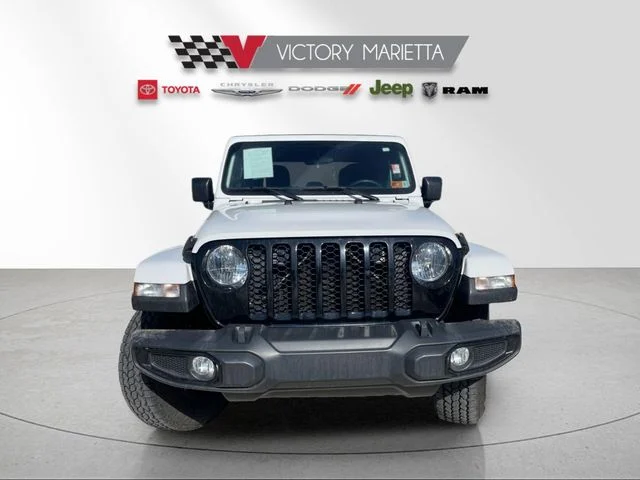 Used 2021 Bright White Clearcoat Jeep Willys image 8