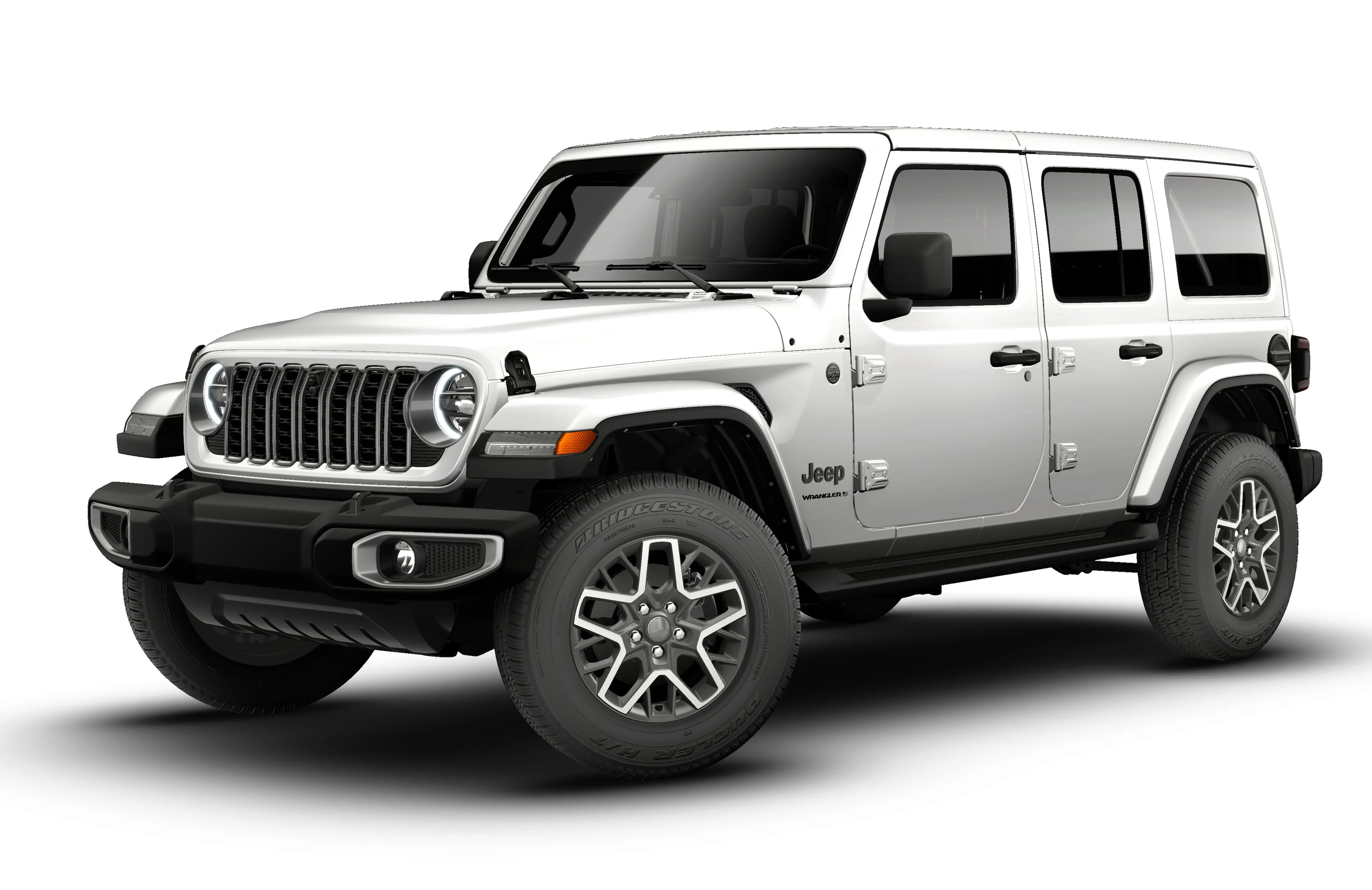 New 2026 Bright White Clear-Coat Exterior Paint Jeep Sahara image 1
