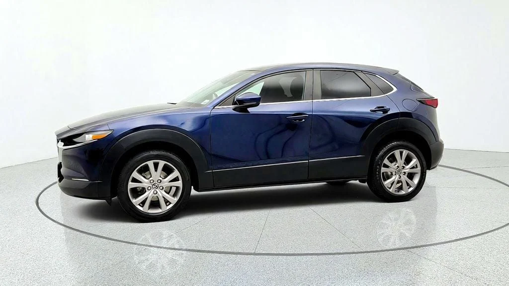 Used 2021 Deep Crystal Blue Mica Mazda Select AWD image 8