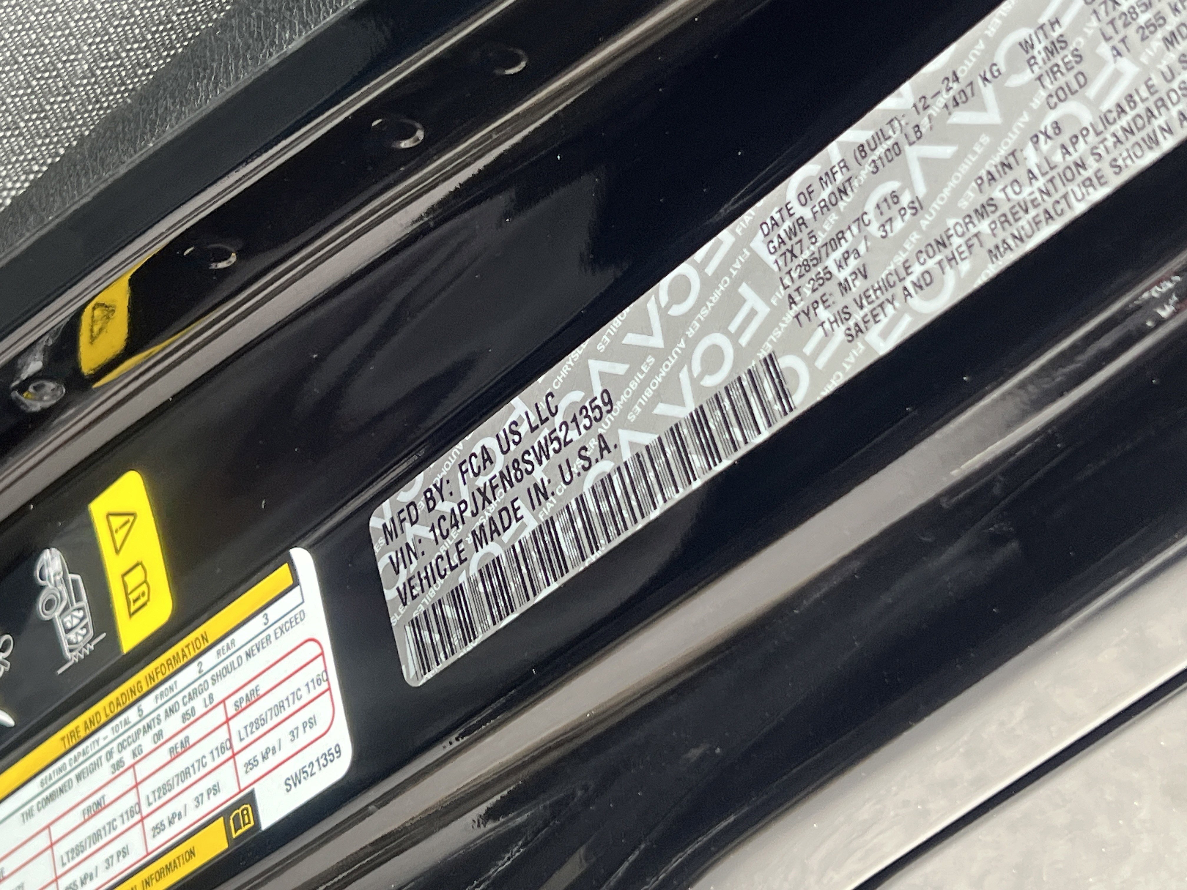Used 2025 Black Clearcoat Jeep Rubicon image 41