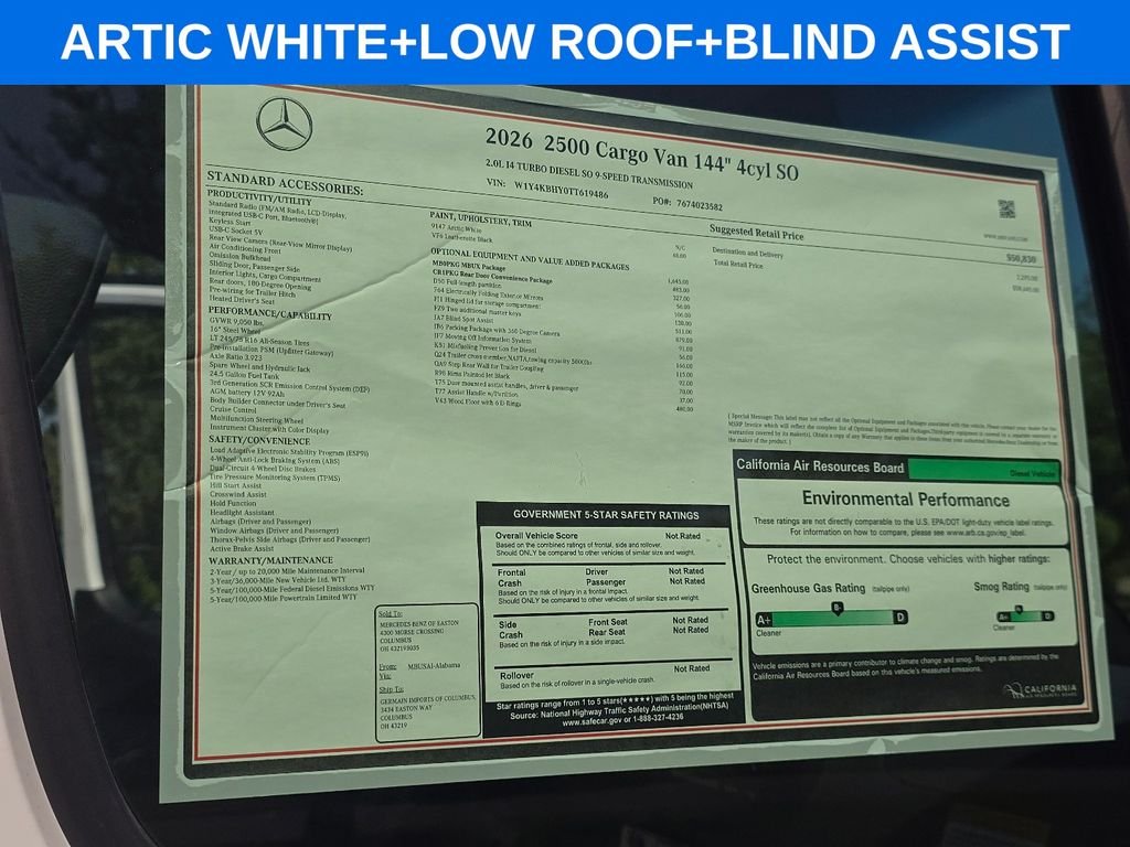 New 2026 Arctic White Mercedes-Benz Cargo 144 WB image 7