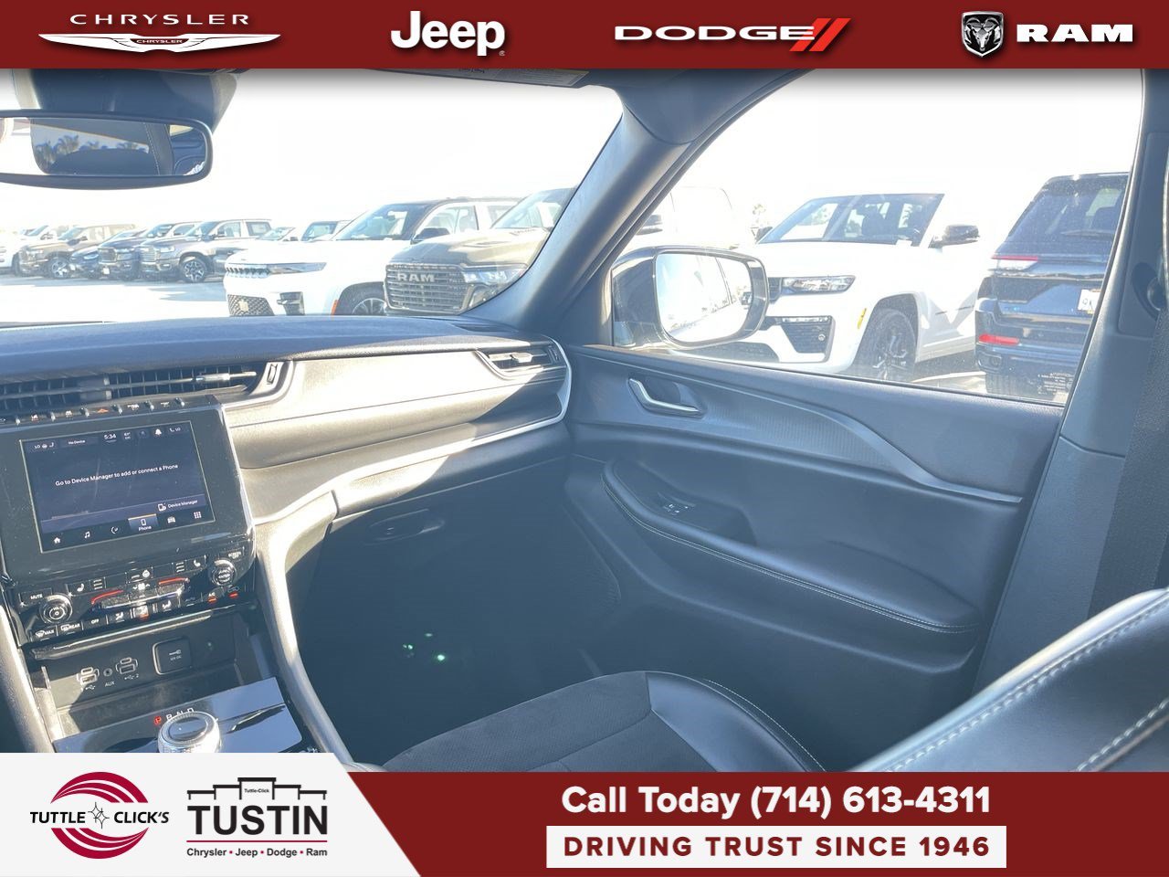 Used 2023 Bright White Clearcoat Jeep Altitude image 3