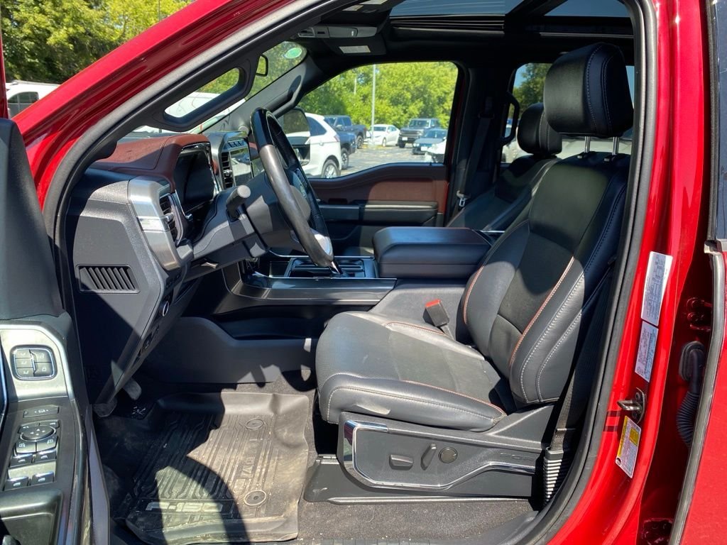 Used 2023 Rapid Red Metallic Tinted Clearcoat Ford Lariat image 8
