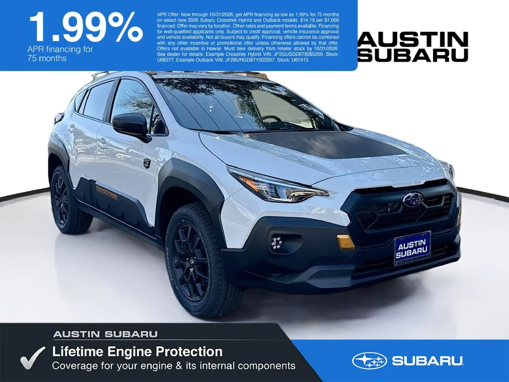 New 2026 White Subaru Wilderness image 1