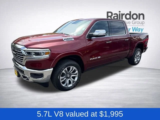 Used 2020 Delmonico Red Pearlcoat Ram Laramie Longhorn image 3