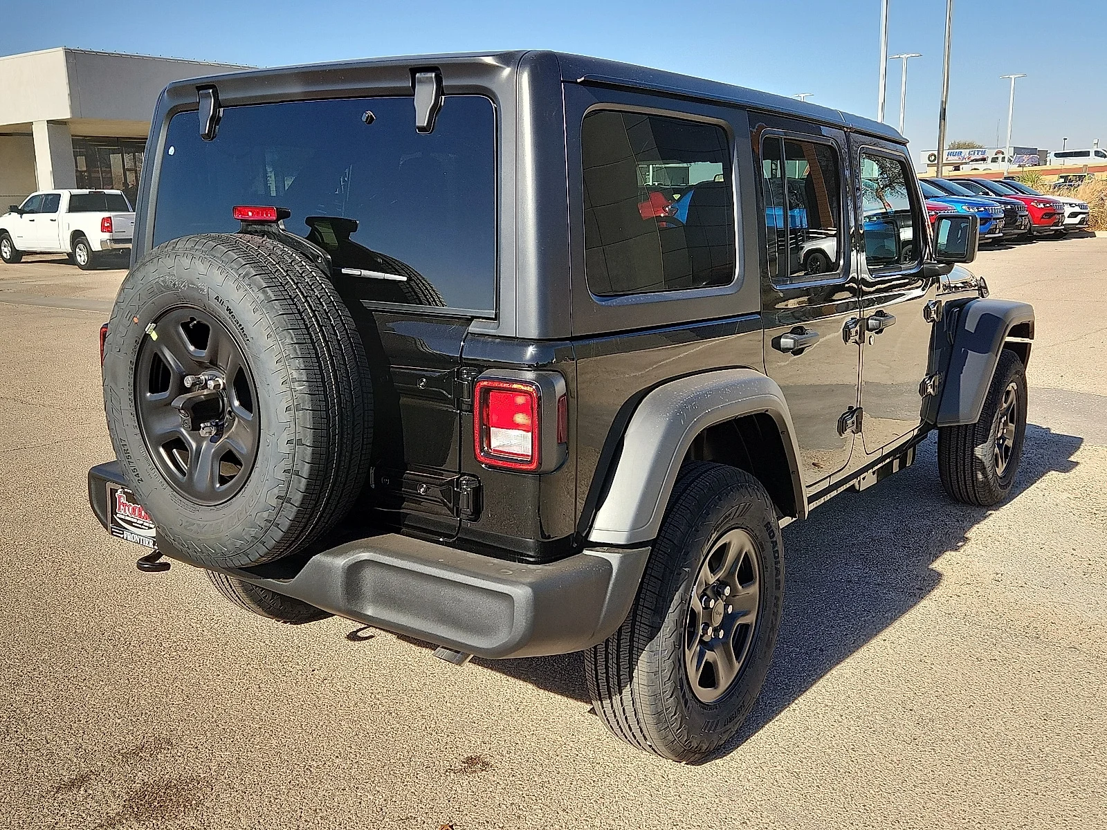 New 2026 Black Clear-Coat  Paint Jeep 4-DOOR SPORT image 4