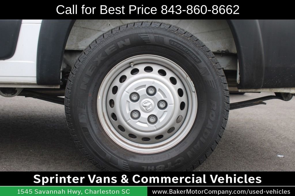 Used 2025 Bright White Clearcoat Ram High Roof image 13