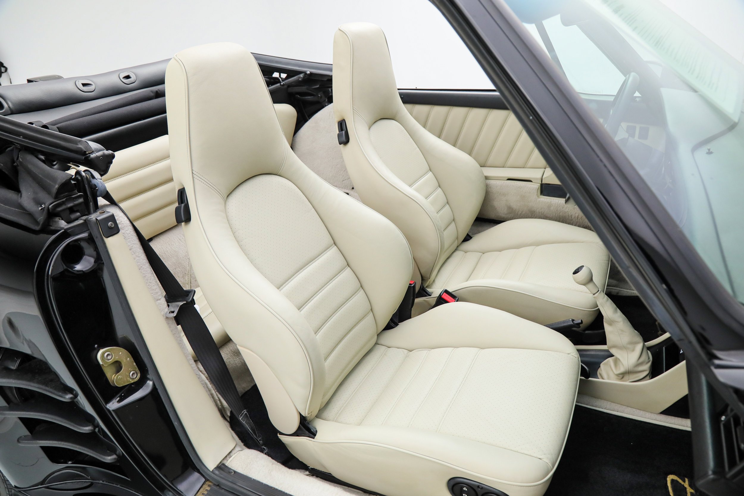 Used 1989 Black Porsche Turbo Cabriolet Slantnose image 41
