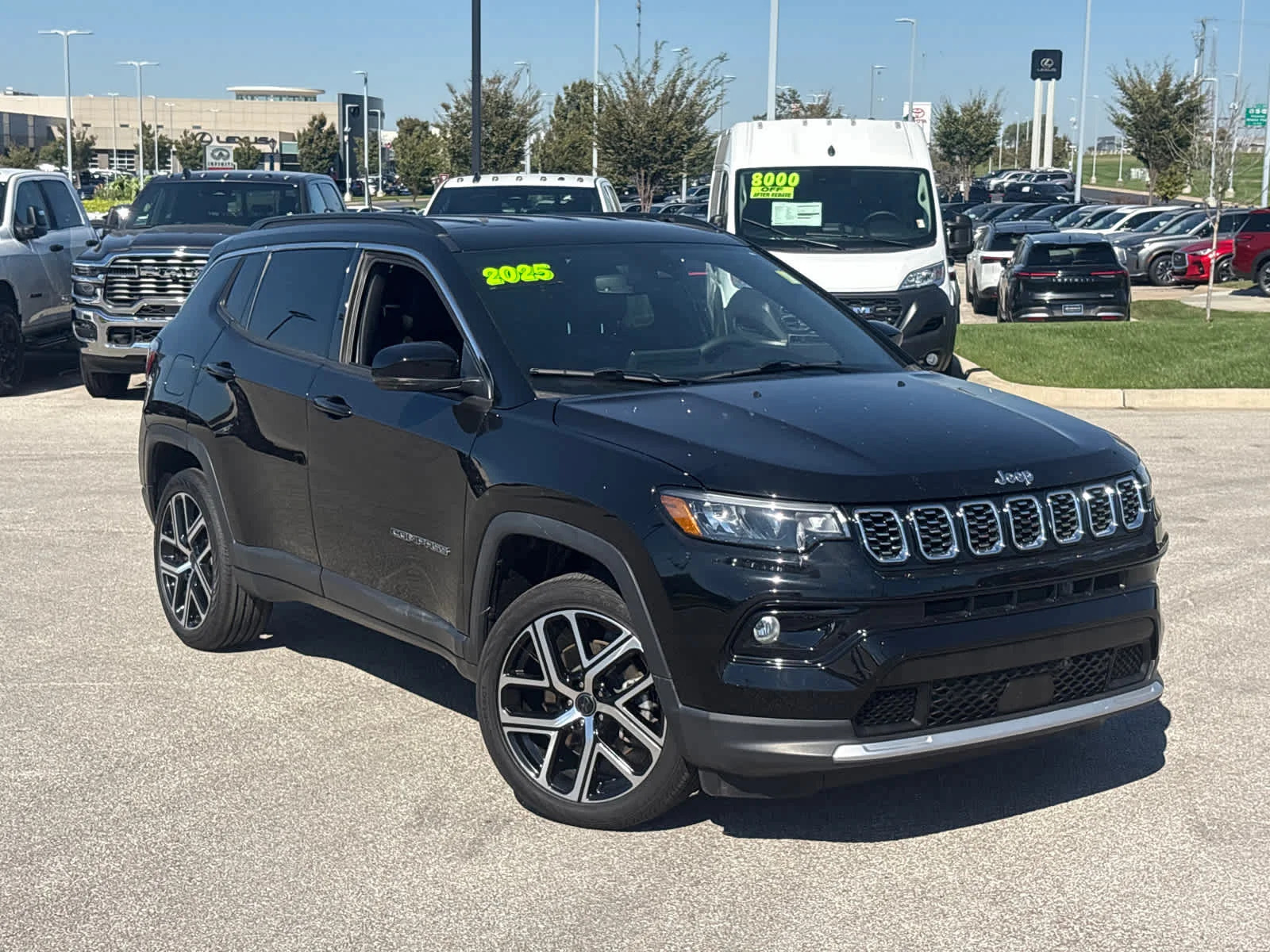 Used 2025 Jeep Compass Limited with VIN 3C4NJDCN3ST602589 for sale in Kansas City
