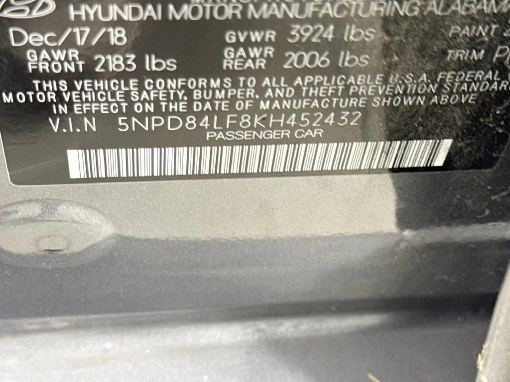 Used 2019 Machine Gray Hyundai Value Edition image 39