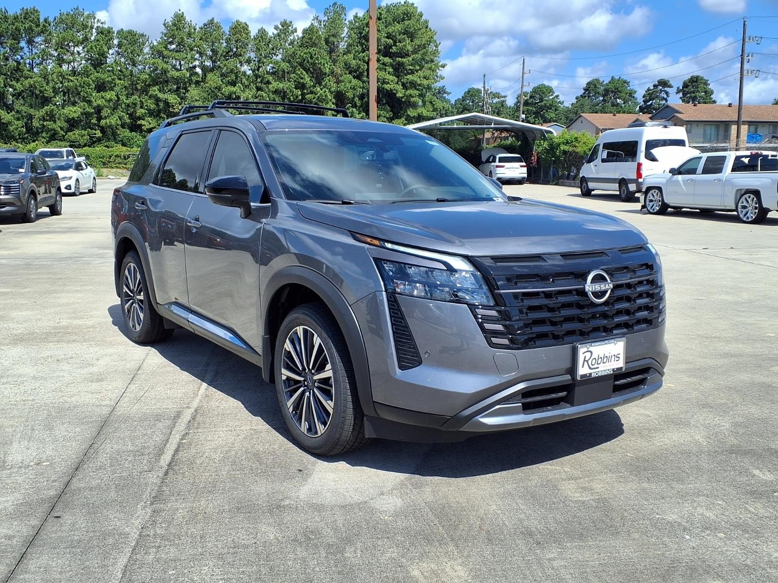 2026 Nissan Pathfinder Platinum Gray at Robbins Nissan