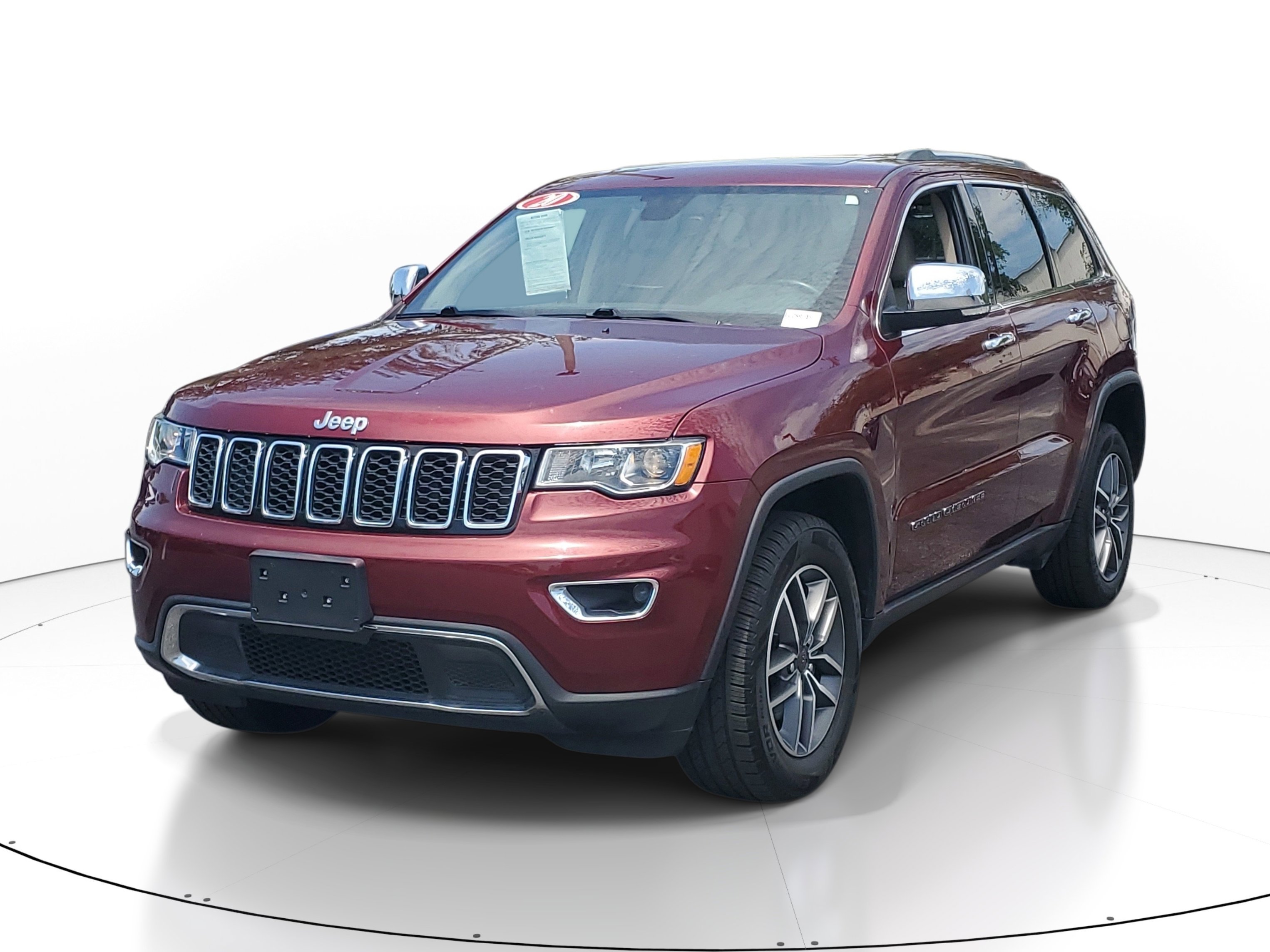 Used 2020 Velvet Red Pearlcoat Jeep Limited image 2