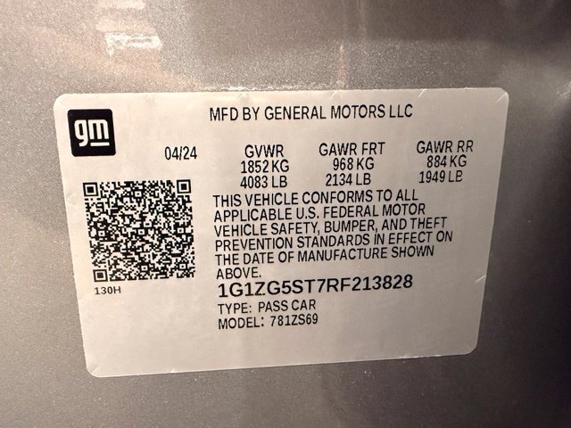 Used 2024 Sterling Gray Metallic Chevrolet RS image 8