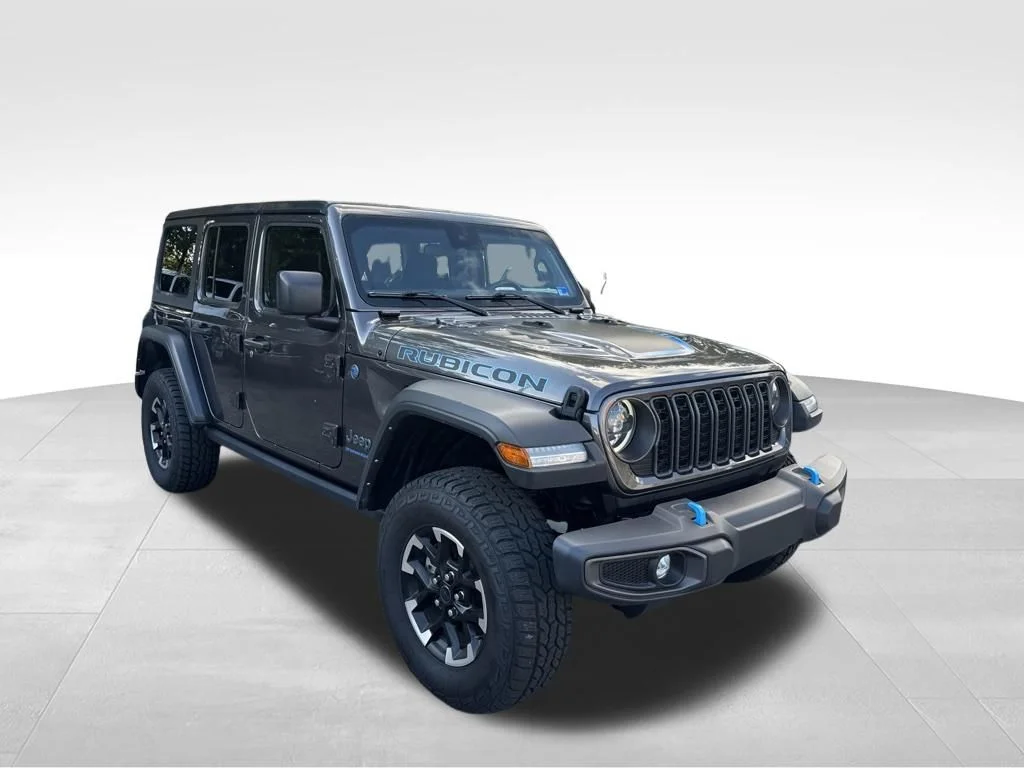 Used 2024 Gray Jeep Rubicon 4xe image 7