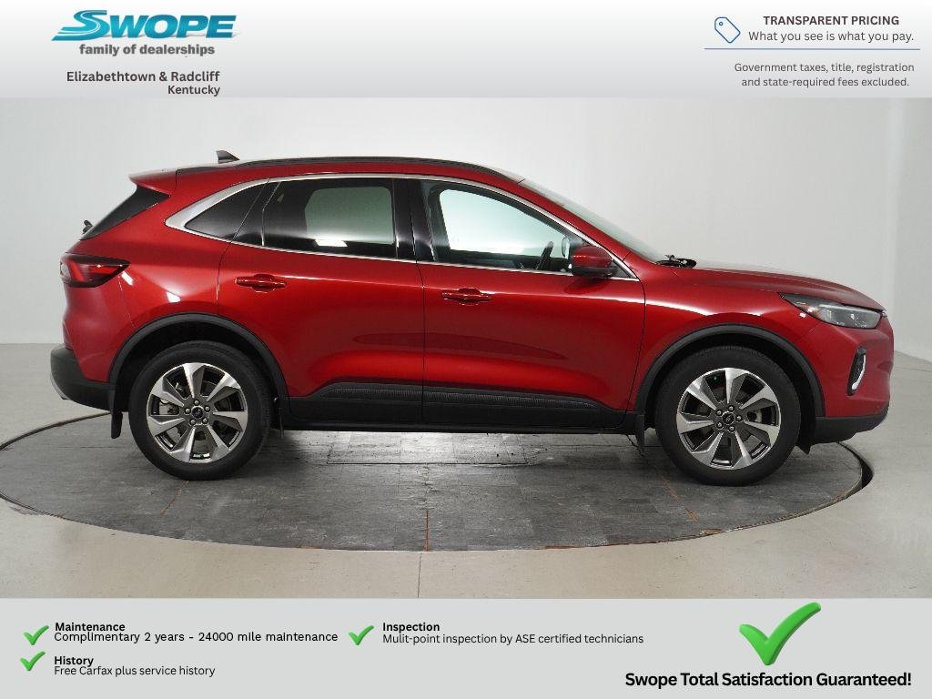 Used 2023 Rapid Red Metallic Tinted Clearcoat Ford Platinum image 3