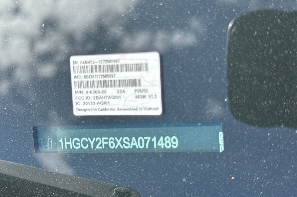 Used 2025 Canyon River Blue Metallic Honda EX-L image 8
