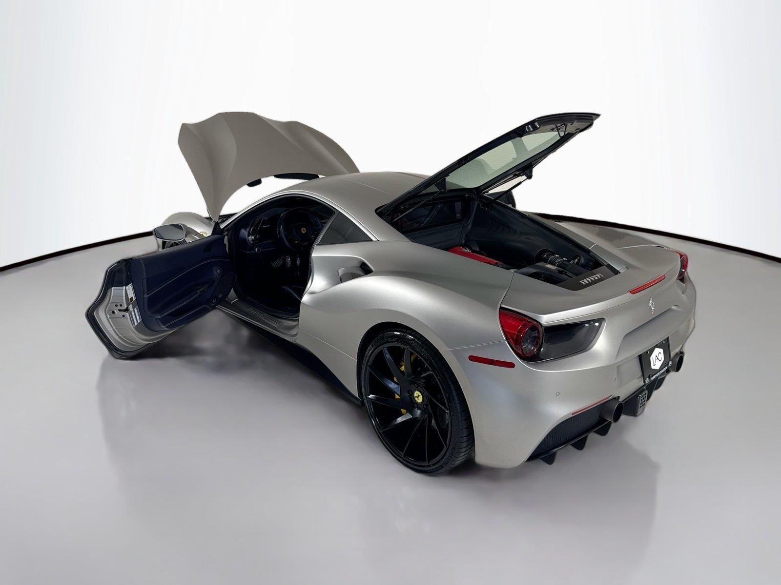 Used 2016 Matte Argento Nurburgring Ferrari Factory Matte Paint | Forgiato Wheels | Full Carbon Interior image 38