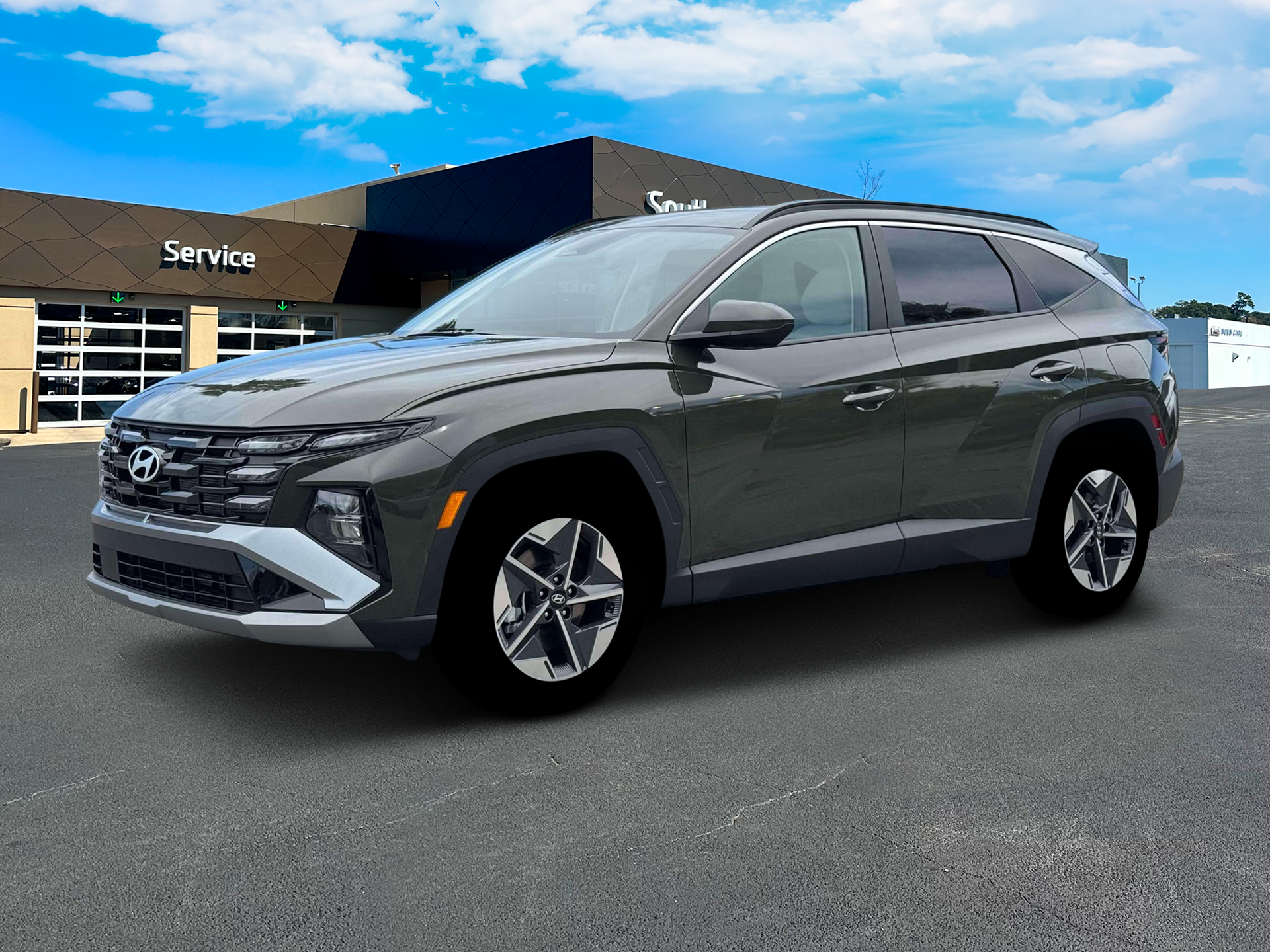 New 2026 Green Hyundai SEL AWD image 2