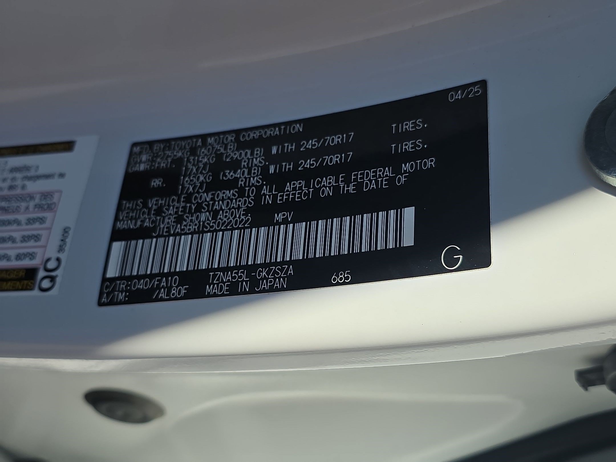 Used 2025 Ice Toyota SR5 image 33