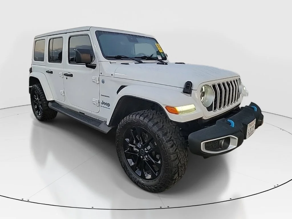 Used 2024 White Jeep Sahara 4xe image 4