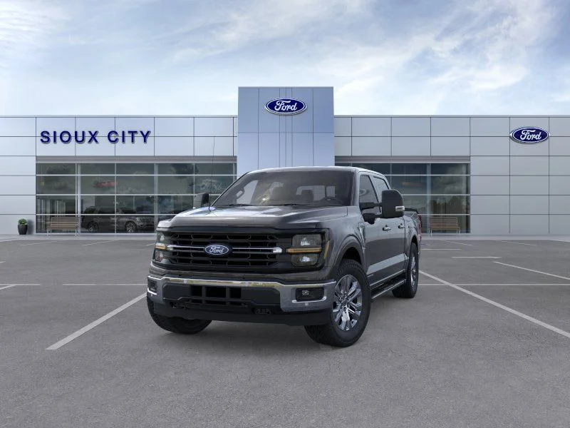 New 2025 Agate Black Metallic Ford XLT image 2