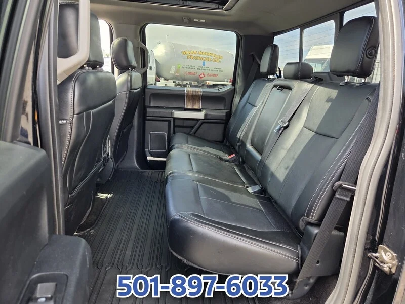 Used 2018 Shadow Black FORD LARIAT 4WD SUPERCREW 5.5