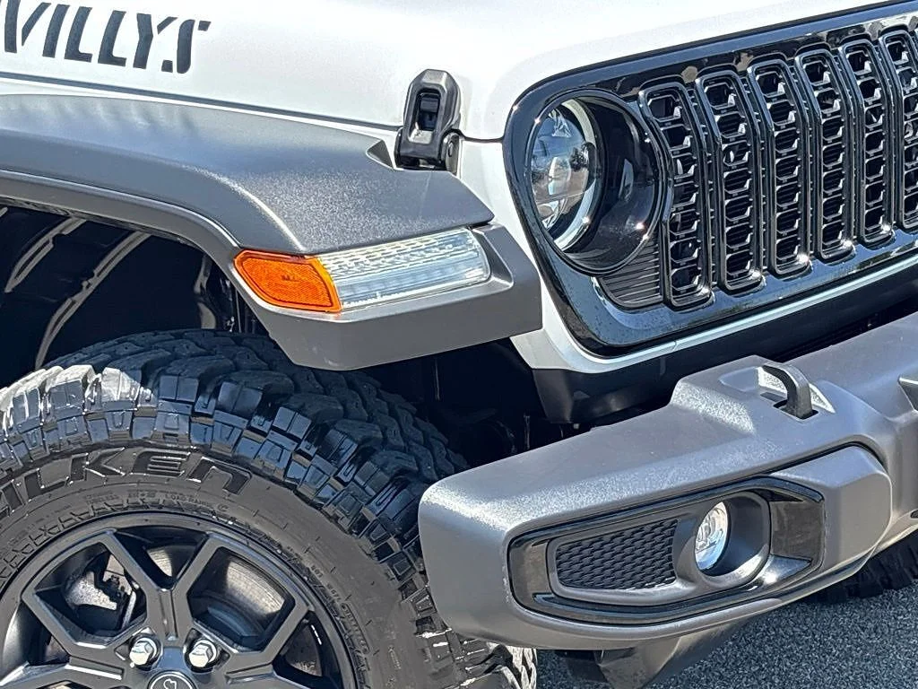 Used 2024 Bright White Clearcoat Jeep Willys image 8