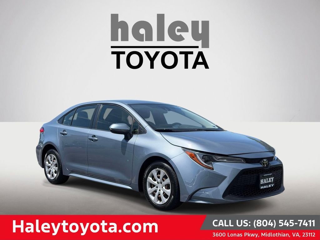 Certified Used 2022 Celestite Toyota LE image 1