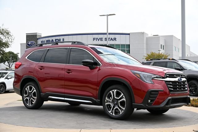 New 2026 Crimson Red Pearl Subaru Limited 7-Passenger image 1
