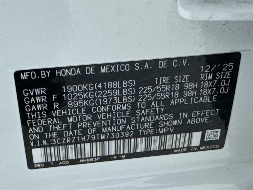 2026 Honda HR-V EX-L - Photo 82