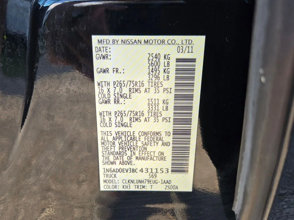 Used 2011 Black Nissan PRO-4X image 29