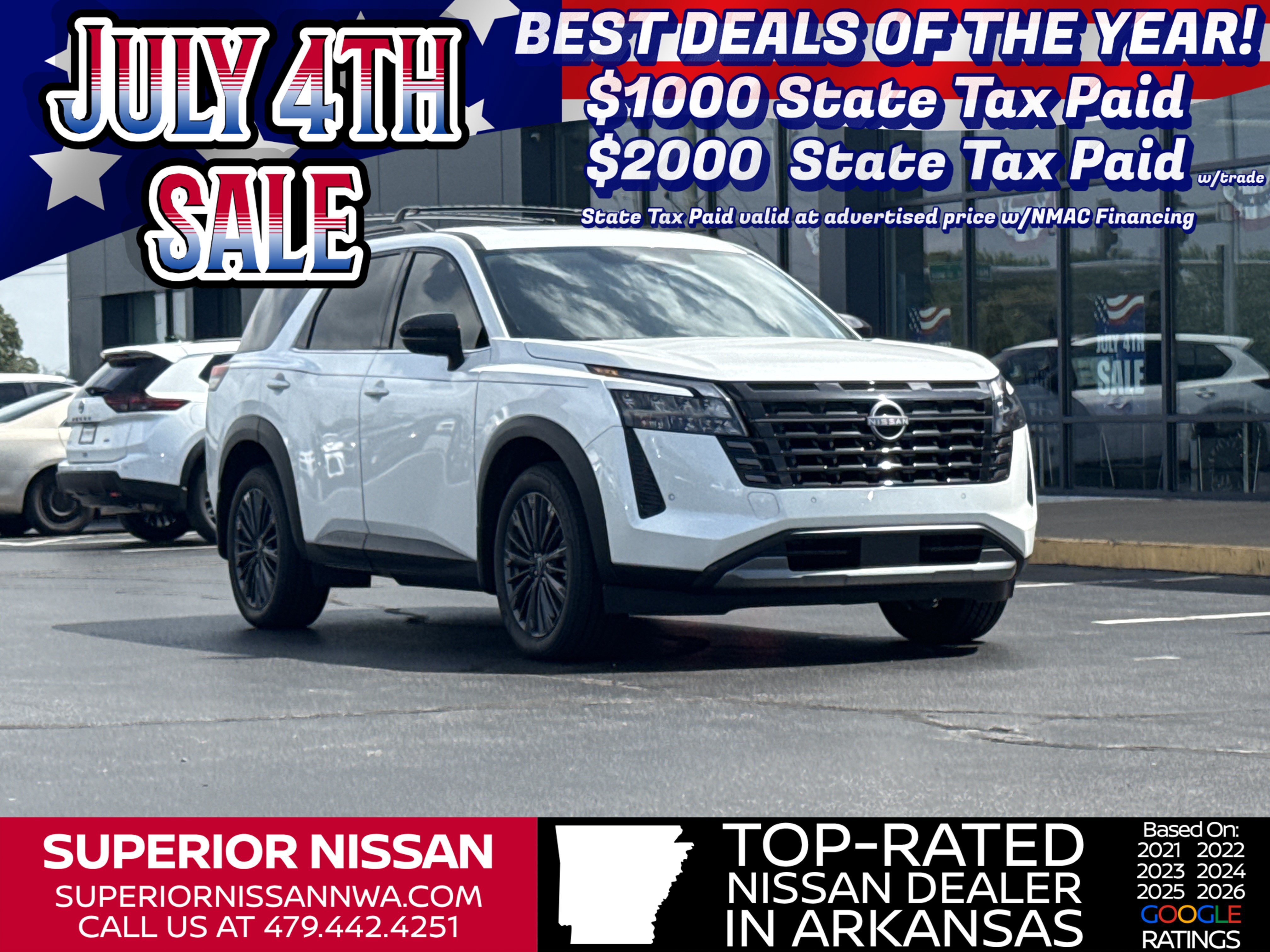 New 2026 Everest White Pearl Tricoat Nissan SL 4WD image 1