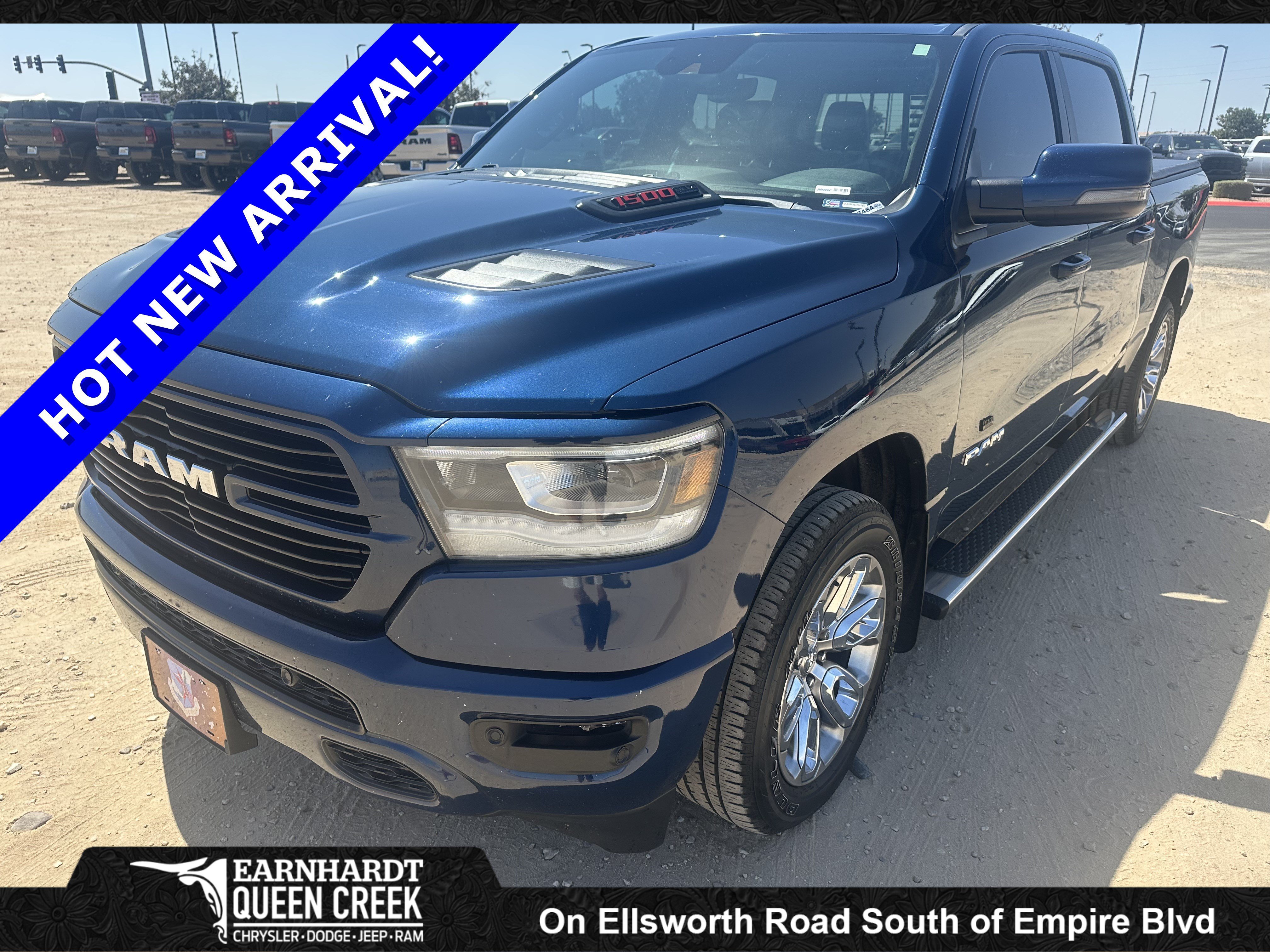 Used 2024 Patriot Blue Pearlcoat Ram Laramie image 1