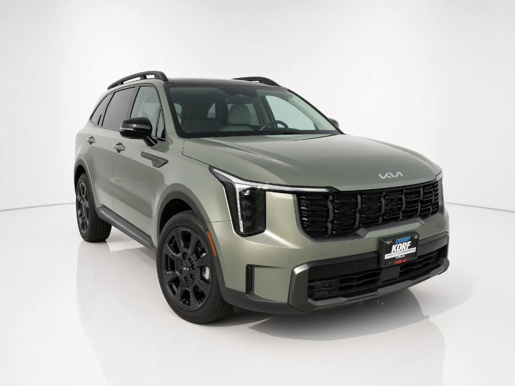 Used 2024 Jungle Green Kia X-Line EX image 3