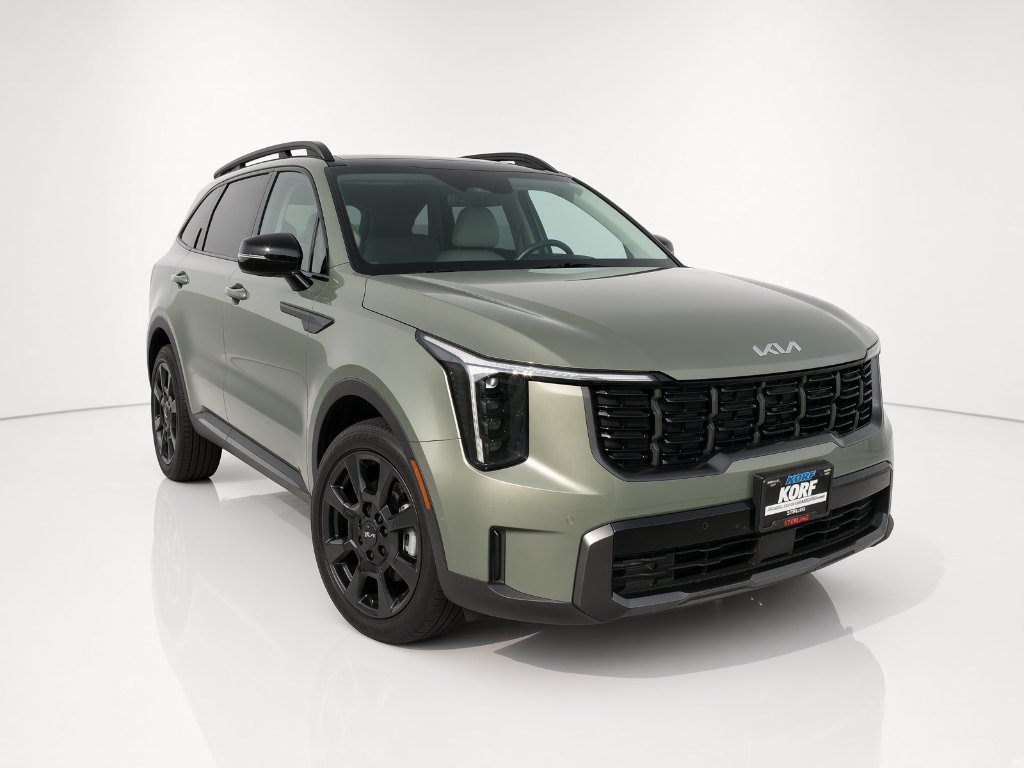 Used 2024 Jungle Green Kia X-Line EX image 3