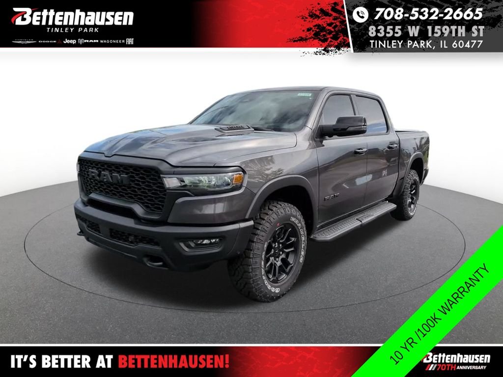 New 2026 Granite Crystal Metallic Clear-Coat Exterior Paint RAM Rebel image 10