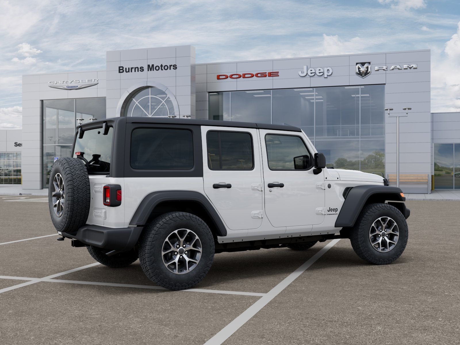 New 2026 Bright White Clearcoat Jeep Sport S 4-Door image 30