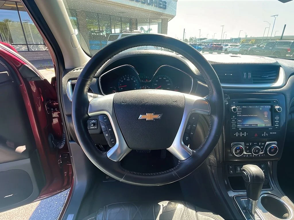 Used 2015 Siren Red Tintcoat Chevrolet LTZ image 16