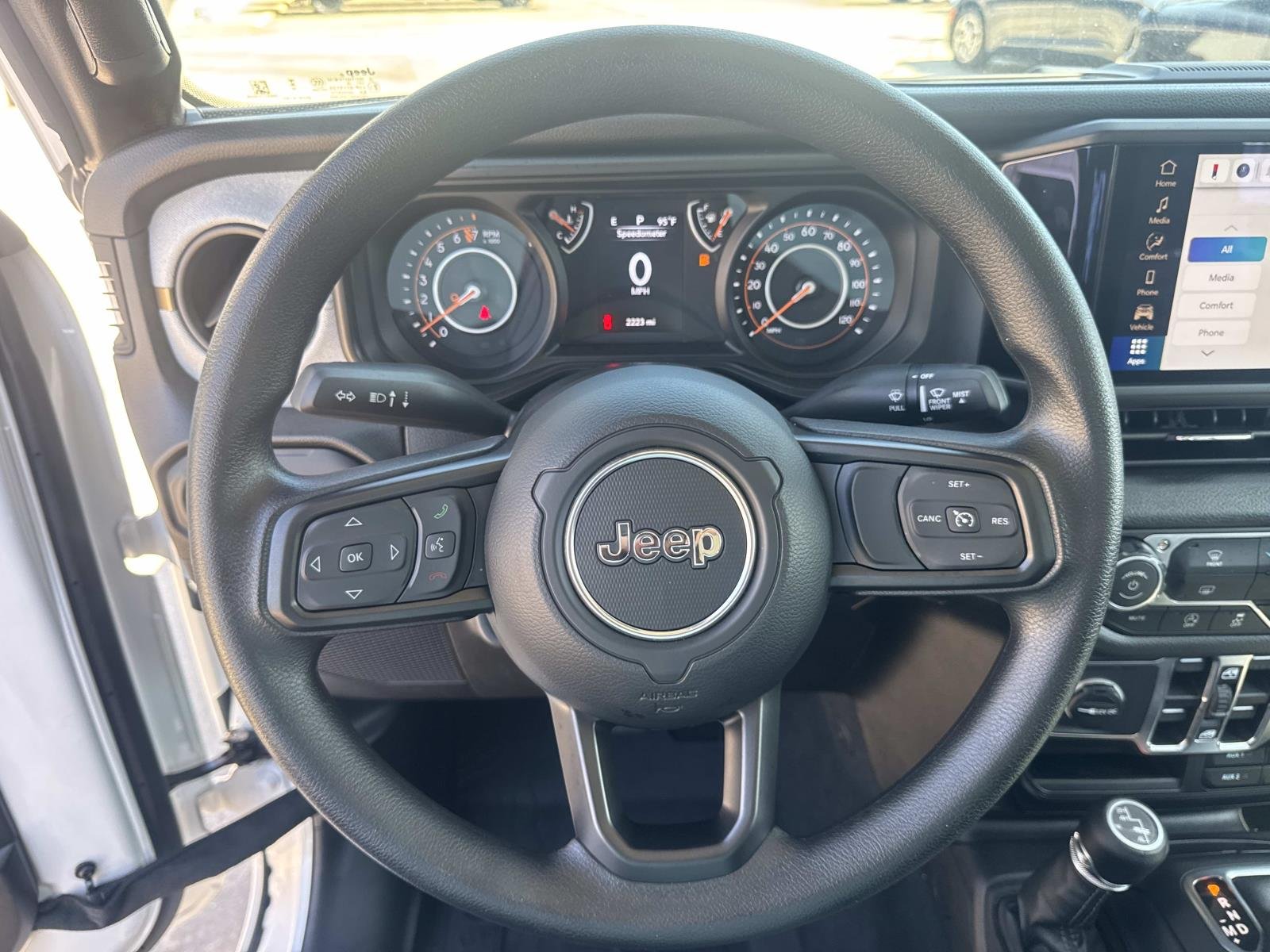 Used 2026 Bright White Clearcoat Jeep Sport image 21