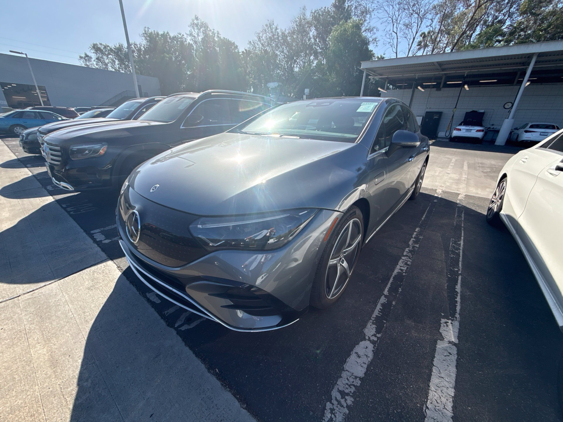 Certified Used 2024 Gray Mercedes-Benz 350 Sedan image 1